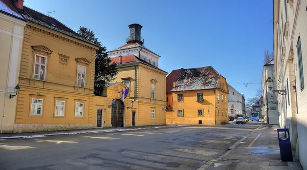 Исторический верхний город Загреба — стоковое фото