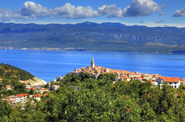 Mediterranean town of Vrbnik, Island of Krk, Croatia Stock Photo