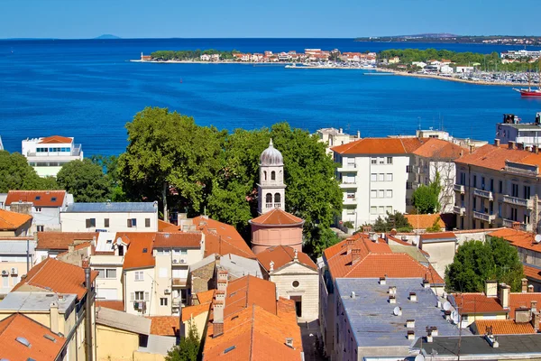 Ciudad de Zadar vista aérea — Foto de Stock