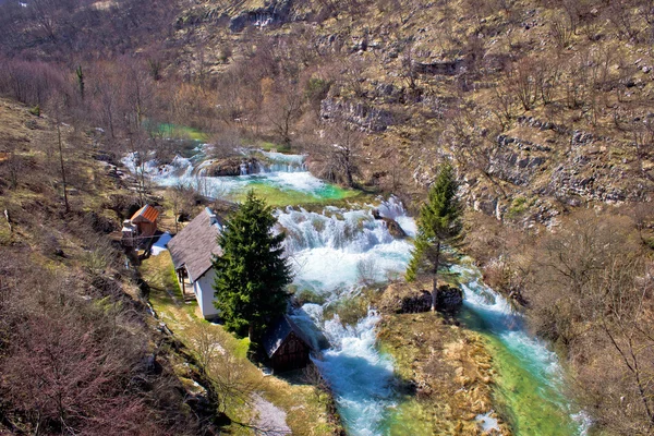 Parque nacional de los lagos de Plitvice Río Korana —  Fotos de Stock