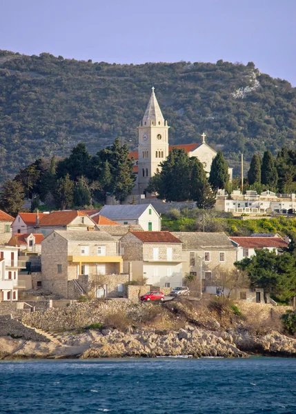 Zabytkowe miasto Primošten w Dalmacji — Zdjęcie stockowe