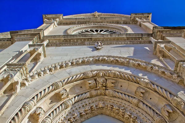 Catedral de Santiago de la UNESCO fachada delantera —  Fotos de Stock