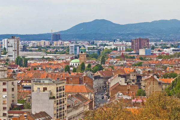 Hauptstadt von Kroatien Zagreb westlicher Teil — Stockfoto