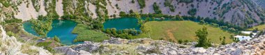 tarihi kudin Köprüsü, krupa Nehri Panoraması