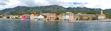 karlobag panoramik su manzaralı kasabası