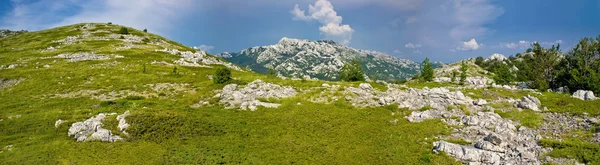 Velebit nasjonalpark-panorama – stockfoto