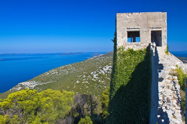 St. michael fort auf der insel ugljan — Stockfoto