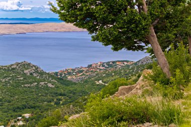 Şehir karlobag ve Pag Adası