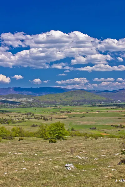 Färgglada natur od lika regionen — Stockfoto