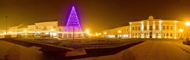 Koprivnica şehir merkezi Noel panorama