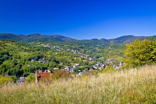Zagreb hillside yeşil bölge doğa — Stok fotoğraf