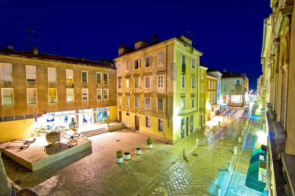 Dalmatian town of Zadar stone square — Stock Photo, Image