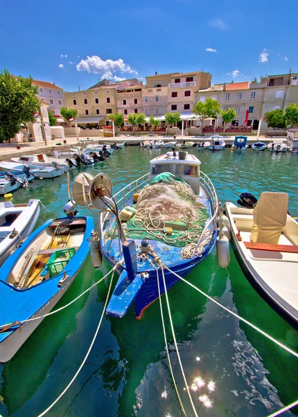 Ön pag idyllisk hamn — Stockfoto