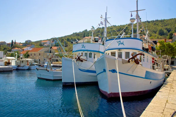 Χωριό των αλιέων της Αδριατικής Κάλι — Φωτογραφία Αρχείου