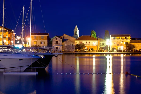 Adriatic town od Sukosan waterfront view — Stock Photo, Image
