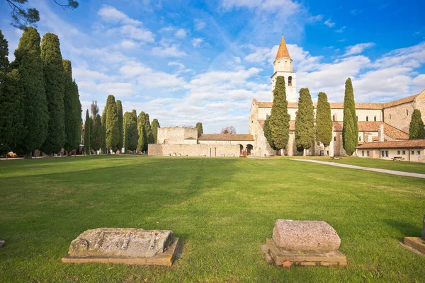 Βασιλική Της Santa Maria Assunta Στην Aquileia Μνημείο Παγκόσμιας Κληρονομιάς — Φωτογραφία Αρχείου