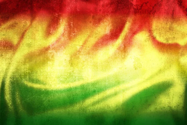 Grunge Abstract Rastafarian Colors Background View Red Yellow Green — Foto de Stock