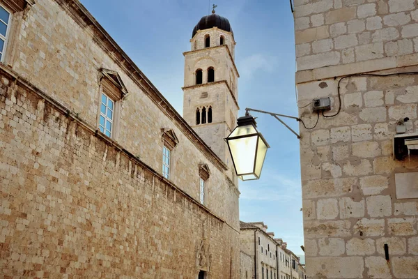 Beroemde Stradun Straat Dubrovnik Historische Stenen Architectuur Uitzicht Dalmatië Regio — Stockfoto