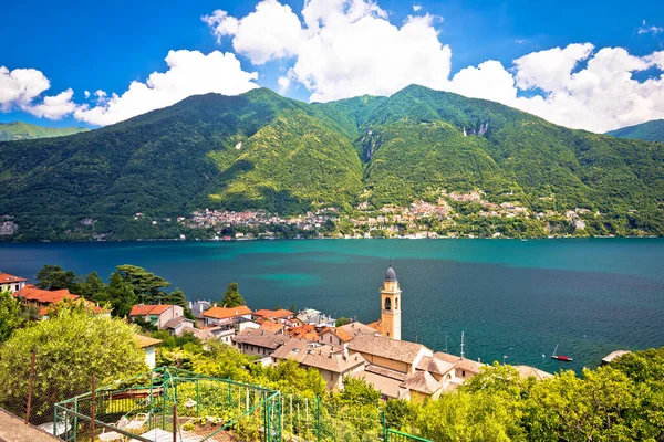 Laglio Idyllisk Laglio Como Lake Panoramautsikt Lombardia Region Italia – stockfoto
