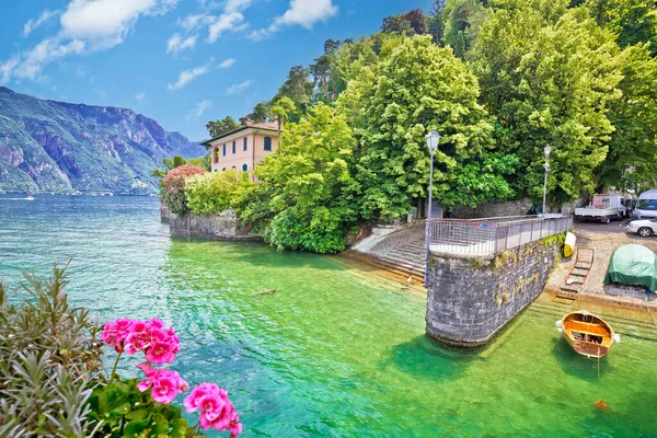 Punta Spartivento Miradouro Cidade Belaggio Lago Como Região Lombardia Itália — Fotografia de Stock