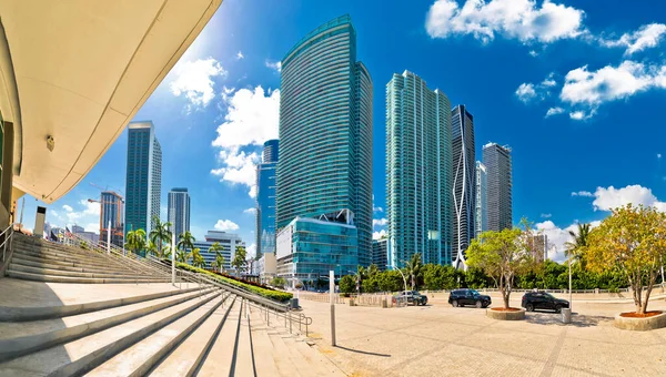 Miami şehir merkezi gökyüzü manzarası, Florida eyaleti, Amerika Birleşik Devletleri