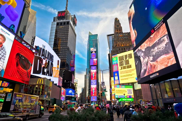 Nueva York Estados Unidos Marc 2022 Times Square Nueva York —  Fotos de Stock