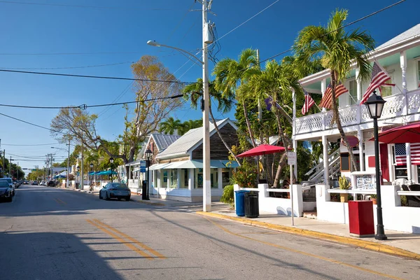 Key West Famous Duval Street View South Florida Keys United — Stockfoto