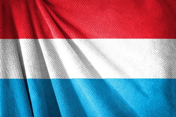 Luxembourgs Flagg Illustrasjon Håndkleflate Med Landsymbol – stockfoto