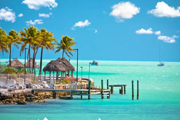 Turquoise Waterfront Florida Keys Marathon Florida United States America ロイヤリティフリーのストック画像