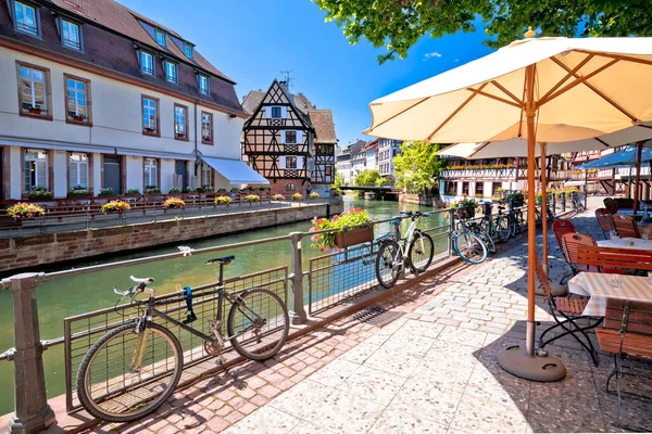 Cidade Canal Estrasburgo Arquitetura Histórica Nos Bairros Históricos Little French — Fotografia de Stock