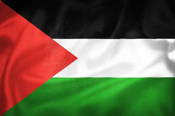 Grunge Illustration Der Palästinensischen Flagge Konzept Von Palästina — Stockfoto