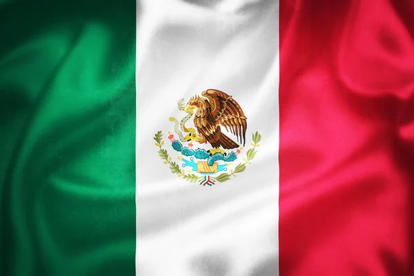 Grunge Illustration Mexico Flag Concept Mexico — Foto de Stock