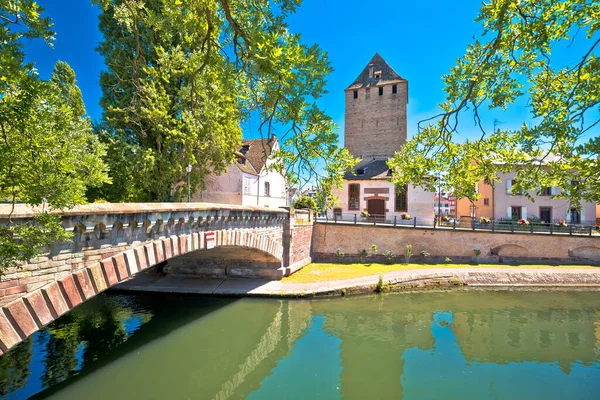 Town Strasbourg Canal Architecture Colorful View Alsace Region France — Stock Photo, Image