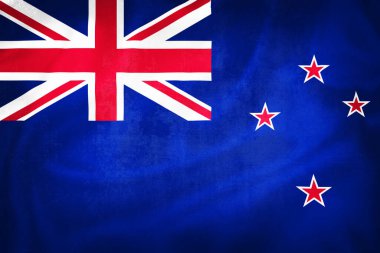 Grunge 3D illustration of New Zealand flag, concept of New Zealand 