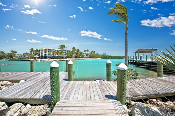 Idyllische Türkisfarbene Bucht Islamorada Auf Den Florida Keys Florida Blick — Stockfoto