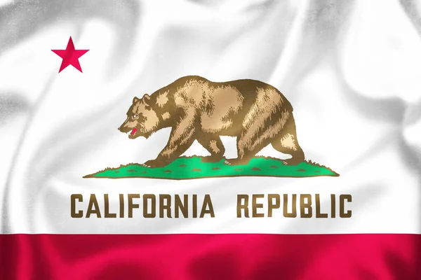 Grunge Ilustrace Státu Kalifornie Usa Vlajky Koncept Kalifornie — Stock fotografie