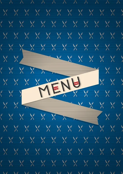 Diseño de menú de restaurante vector — Vector de stock