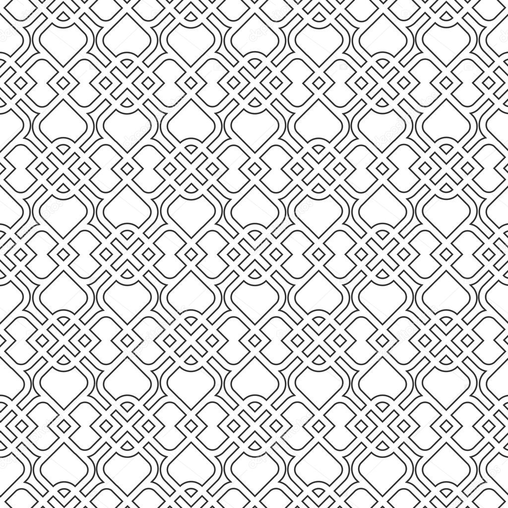 Islamic delicate pattern. Seamless vector