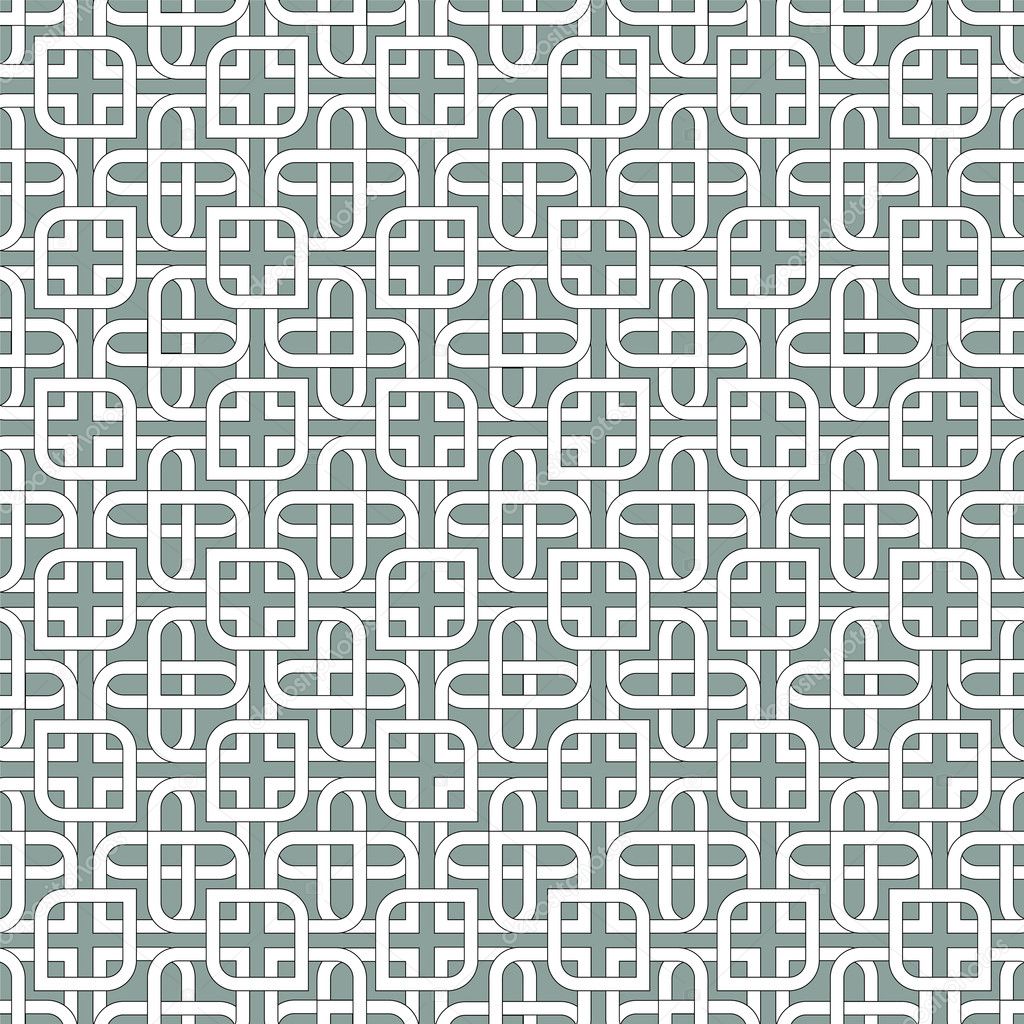 Monochromatic arabic pattern