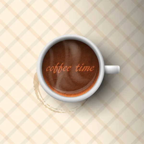 Taza de café — Vector de stock