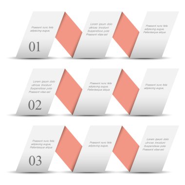 Beyaz origami kağıt sayılı afiş