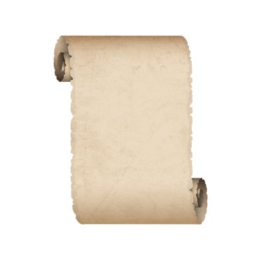 Vector old scroll paper clipart