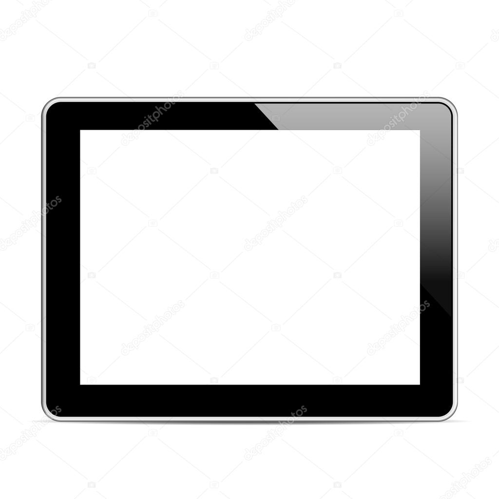 Black tablet computer (tablet pc)