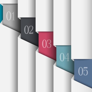 numaralı kağıt afiş