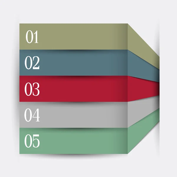 Disegno infografico - variazione 5 — Vettoriale Stock