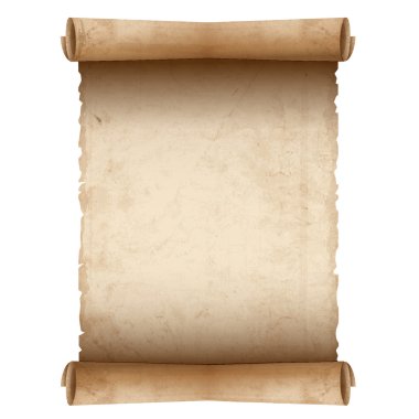 Vector old scroll paper clipart
