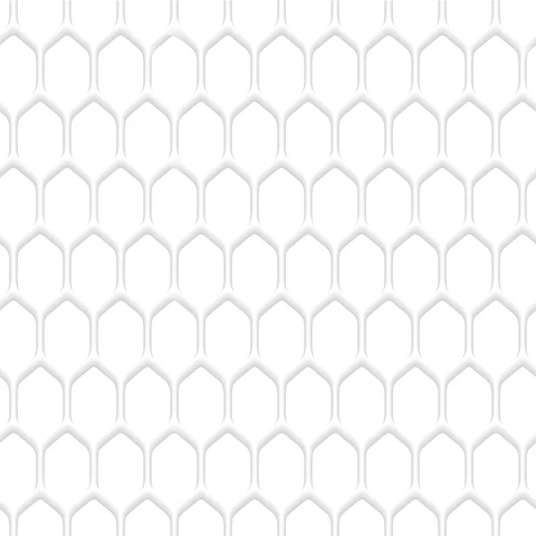 Fond de motif nid d'abeille blanc — Image vectorielle
