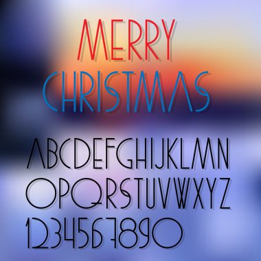 zarif Alfabe harf ve rakam