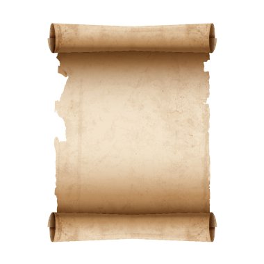 Scroll paper clipart