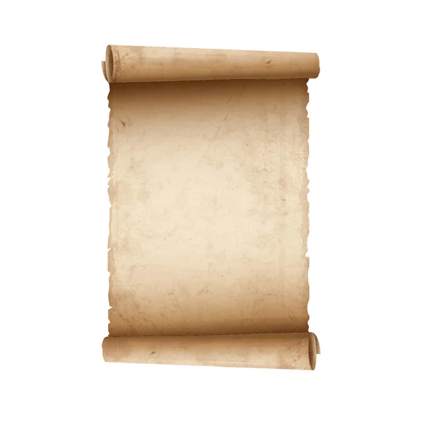 Oud scroll papier — Stockvector